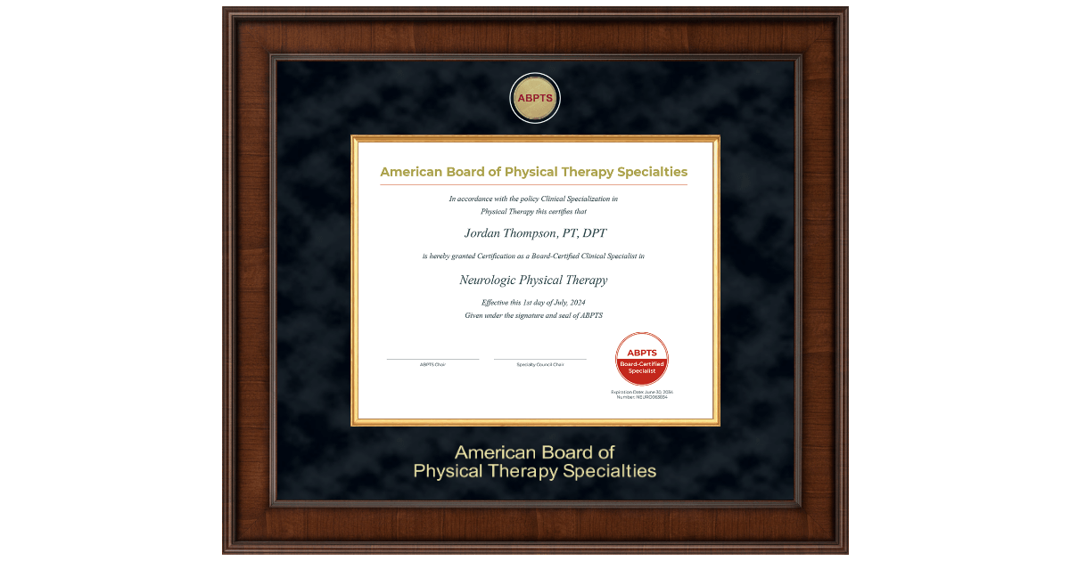 Presidential Masterpiece Certificate Frame in Madison American Board of