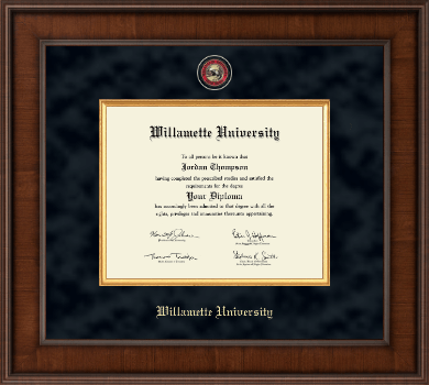 Willamette University diploma frame - Presidential Masterpiece Diploma Frame in Madison