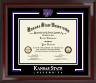 Kansas State University diploma frame - Spirit Medallion Diploma Frame in Encore