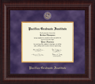Pacifica Graduate Institute diploma frame - Presidential Masterpiece Diploma Frame in Premier