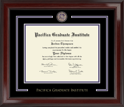 Pacifica Graduate Institute diploma frame - Showcase Edition Diploma Frame in Encore