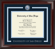University of San Diego Showcase Edition Diploma Frame in Encore