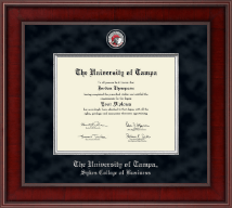 University of Tampa Presidential Masterpiece Diploma Frame in Jefferson