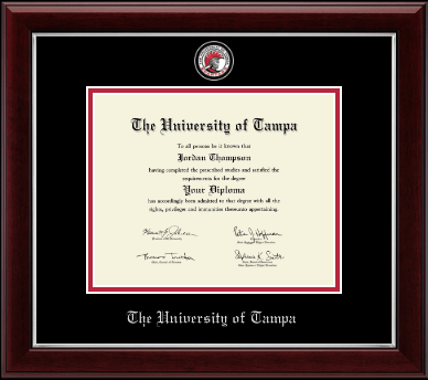 University of Tampa diploma frame - Masterpiece Medallion Diploma Frame in Gallery Silver