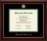 Marywood University diploma frame - Masterpiece Medallion Diploma Frame in Gallery