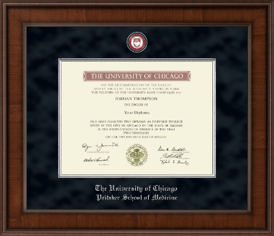 University of Chicago diploma frame - Presidential Masterpiece Diploma Frame in Madison