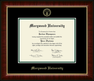 Marywood University Gold Embossed Diploma Frame in Murano