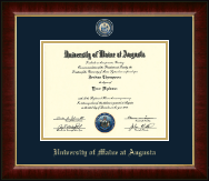 University of Maine at Augusta Masterpiece Medallion Diploma Frame in Murano