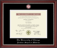 University of Chicago diploma frame - Masterpiece Medallion Diploma Frame in Kensington Silver
