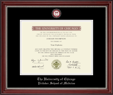 University of Chicago diploma frame - Masterpiece Medallion Diploma Frame in Kensington Silver