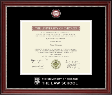 University of Chicago diploma frame - Masterpiece Medallion Diploma Frame in Kensington Silver
