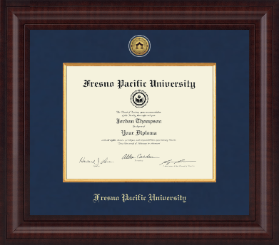 Fresno Pacific University diploma frame - Presidential Gold Engraved Diploma Frame in Premier