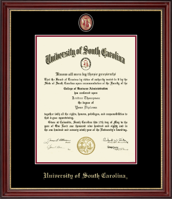University of South Carolina Sumter diploma frame - Masterpiece Medallion Diploma Frame in Kensington Gold