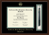California State Polytechnic University Humboldt Tassel Edition Diploma Frame in Delta