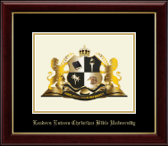 Leaders Esteem Christian Bible University diploma frame - Gold Embossed Diploma Frame in Gallery