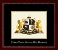 Leaders Esteem Christian Bible University Gold Embossed Diploma Frame in Sutton