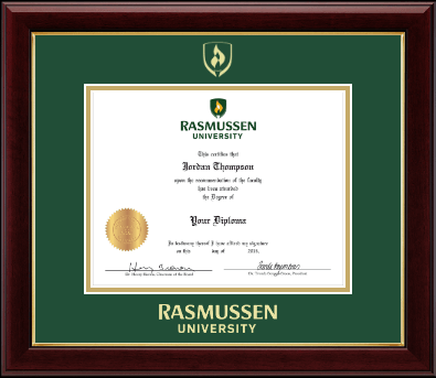 Rasmussen University diploma frame - Gold Embossed Diploma Frame in Gallery