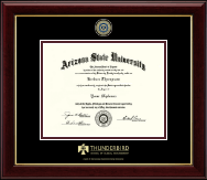 Arizona State University diploma frame - Masterpiece Medallion Diploma Frame in Gallery