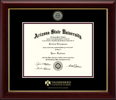 Arizona State University diploma frame - Masterpiece Medallion Diploma Frame in Gallery