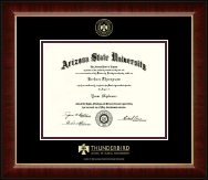 Arizona State University Gold Embossed Diploma Frame in Murano