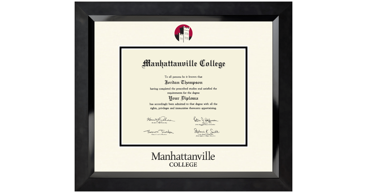 Dimensions Diploma Frame in Eclipse Manhattanville College Item 402993