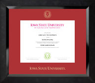 Iowa State University diploma frame - Gold Embossed Diploma Frame in Eclipse