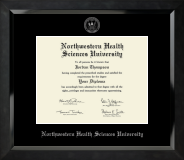 Northwestern Health Sciences University diploma frame - Silver Embossed Diploma Frame in Eclipse