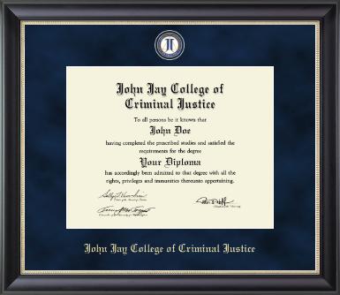 John Jay College of Criminal Justice diploma frame - Regal Edition Diploma Frame in Noir