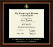 The University of Alabama at Birmingham Gold Embossed Diploma Frame in Murano