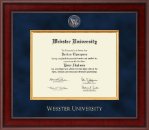 Webster University diploma frame - Presidential Masterpiece Diploma Frame in Jefferson