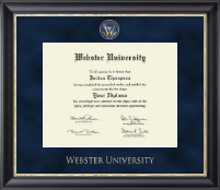 Webster University diploma frame - Regal Edition Diploma Frame in Noir