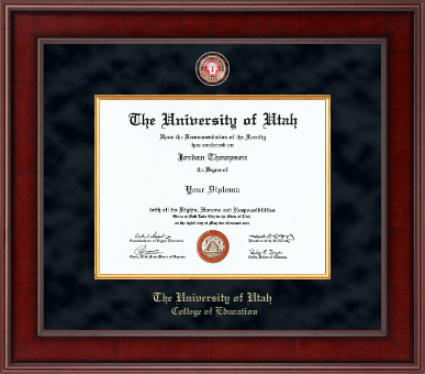 The University of Utah diploma frame - Presidential Masterpiece Diploma Frame in Jefferson