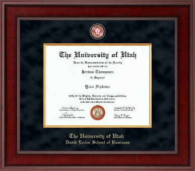 The University of Utah diploma frame - Presidential Masterpiece Diploma Frame in Jefferson