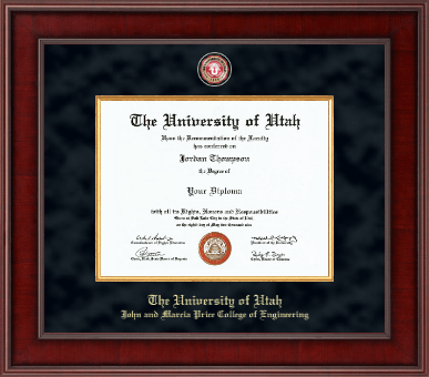 The University of Utah diploma frame - Presidential Masterpiece Diploma Frame in Jefferson