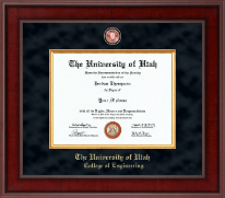 The University of Utah Presidential Masterpiece Diploma Frame in Jefferson