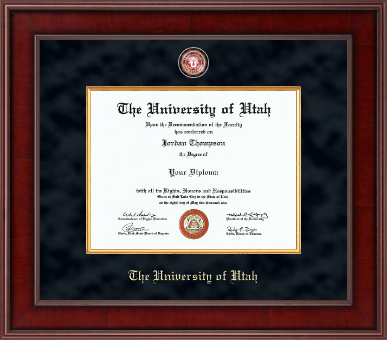 The University of Utah diploma frame - Presidential Masterpiece Diploma Frame in Jefferson