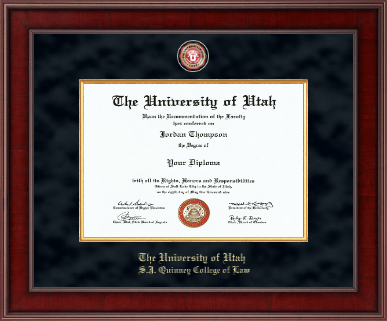 The University of Utah diploma frame - Presidential Masterpiece Diploma Frame in Jefferson