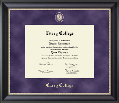 Curry College diploma frame - Regal Edition Diploma Frame in Noir