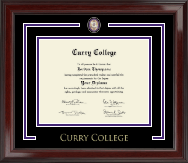 Curry College Showcase Edition Diploma Frame in Encore