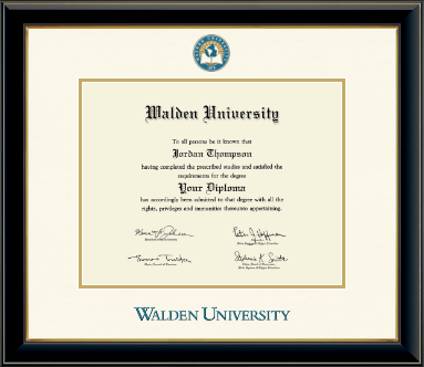 Walden University diploma frame - Dimensions Diploma Frame in Onyx Gold