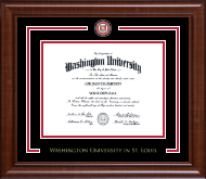 Washington University in St. Louis Showcase Edition Diploma Frame in Prescott