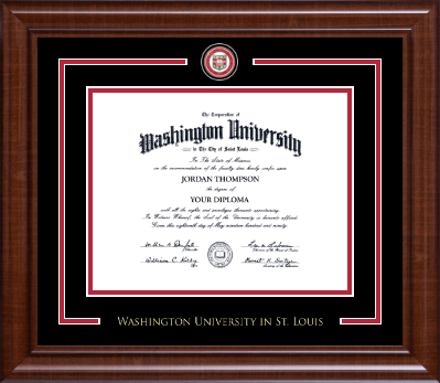 Washington University in St. Louis diploma frame - Showcase Edition Diploma Frame in Prescott