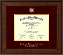 Southern Illinois University Carbondale Presidential Masterpiece Diploma Frame in Madison