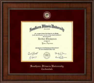 Southern Illinois University Carbondale diploma frame - Presidential Masterpiece Diploma Frame in Madison
