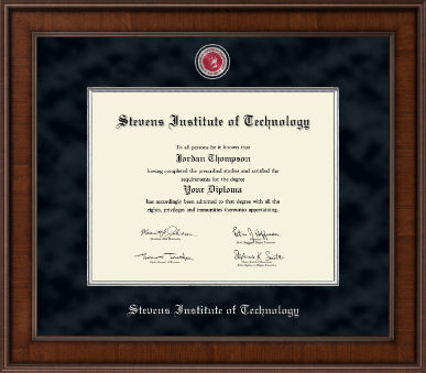 Stevens Institute of Technology diploma frame - Presidential Masterpiece Diploma Frame in Madison