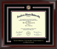 Southern Illinois University Carbondale Showcase Edition Diploma Frame in Encore