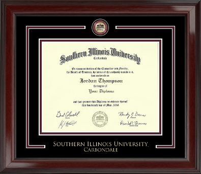 Southern Illinois University Carbondale diploma frame - Showcase Edition Diploma Frame in Encore