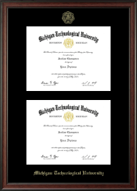 Double Diploma Frame