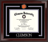 Clemson University diploma frame - Spirit Medallion Diploma Frame in Encore