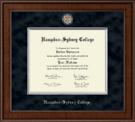 Hampden-Sydney College diploma frame - Presidential Masterpiece Diploma Frame in Madison